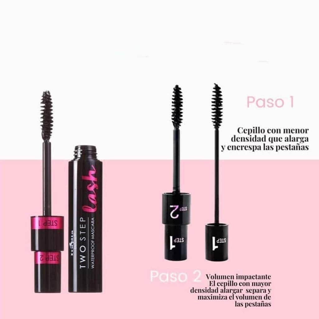 Rímel 2 pasos Two step Lash Italia Waterproof