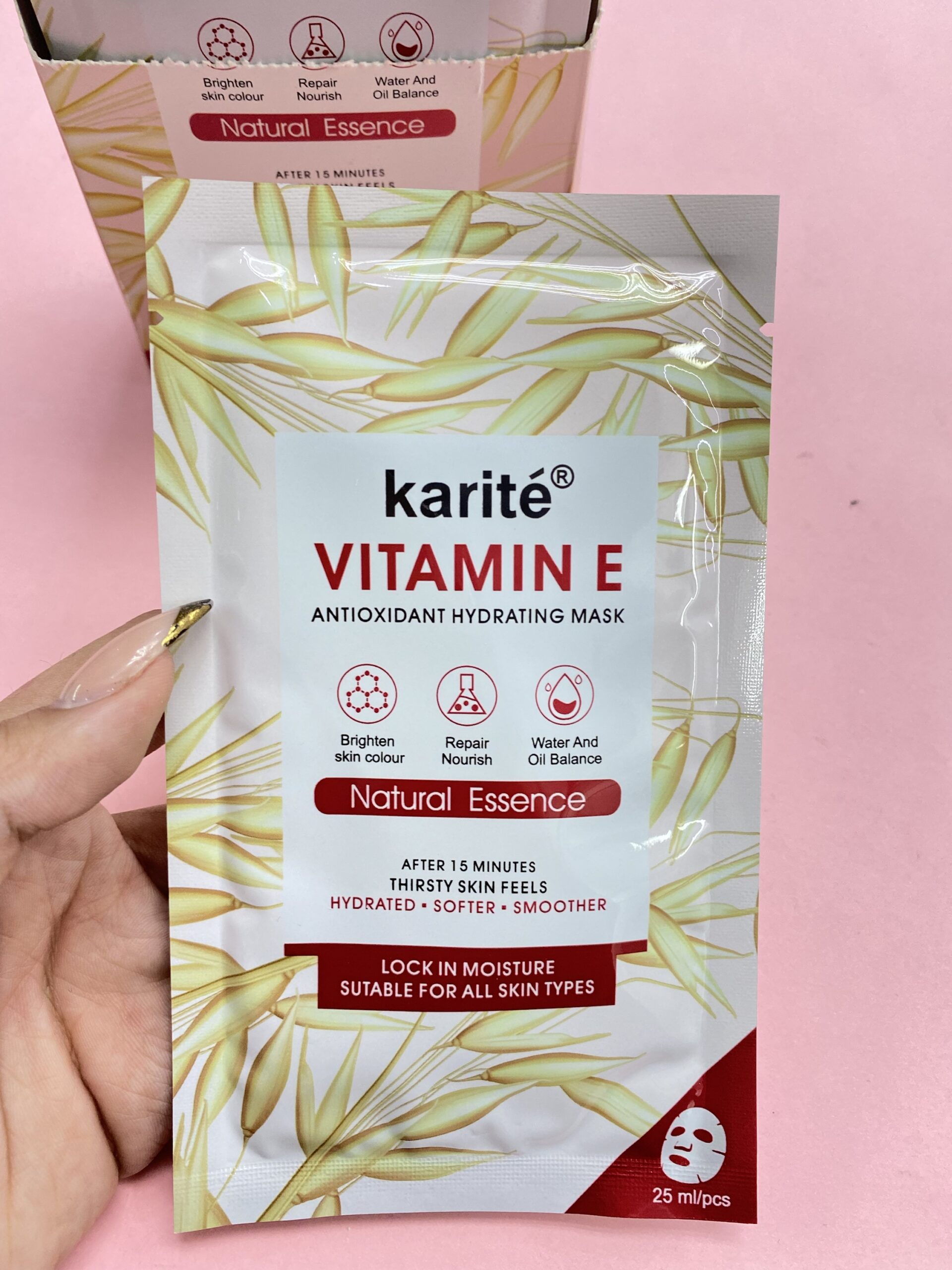 Mascarilla de vitamina E Karite