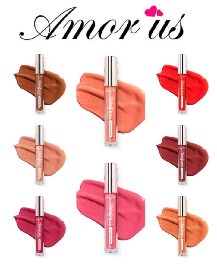 Set de 8 labiales de amor us