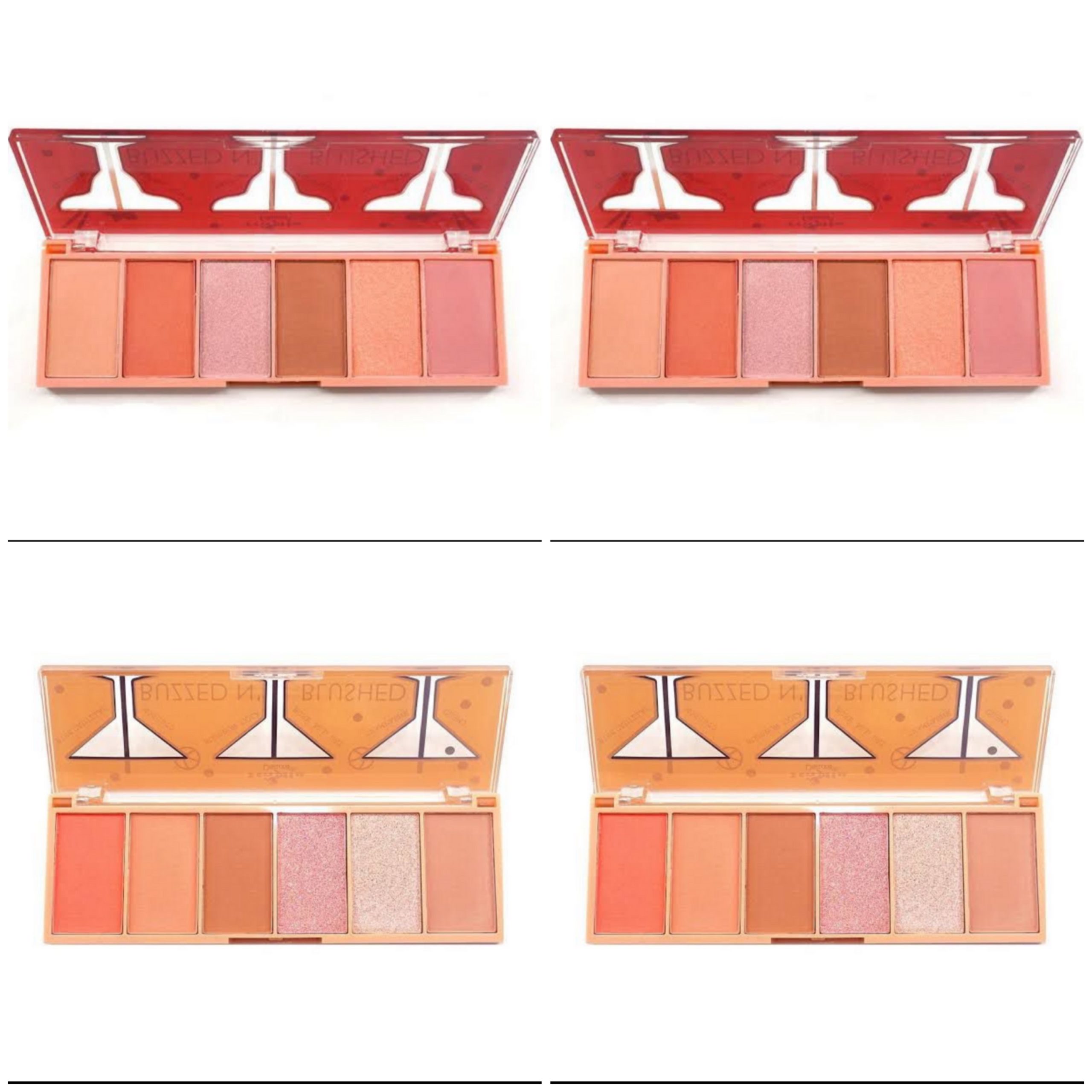 Set de 4 Paleta Blushed Italia